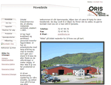 Tablet Screenshot of oris.no