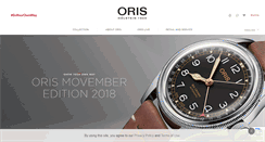 Desktop Screenshot of oris.ch