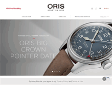 Tablet Screenshot of oris.ch